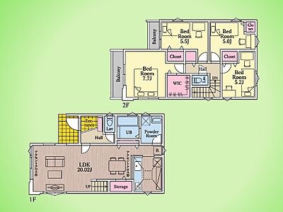 間取り：○間取り図○