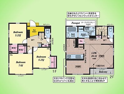 間取り：○間取り図○
