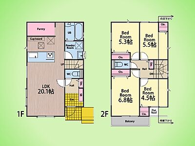 間取り:○間取り図○ 間取り:○間取り図○