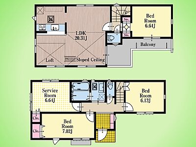 間取り：○間取り図○