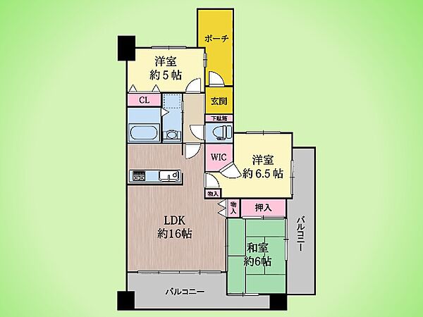 間取りを拡大表示