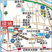 案内図を参考に現地までお越しくださいませ。