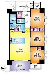 間取図画像 3LDK