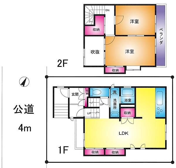 間取りを拡大表示
