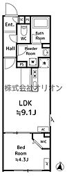 GRAN PASEO SAGINOMIYA/グランパセオ 1LDKの間取図画像