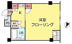キャッスルマンション川越B 1Kの間取図画像