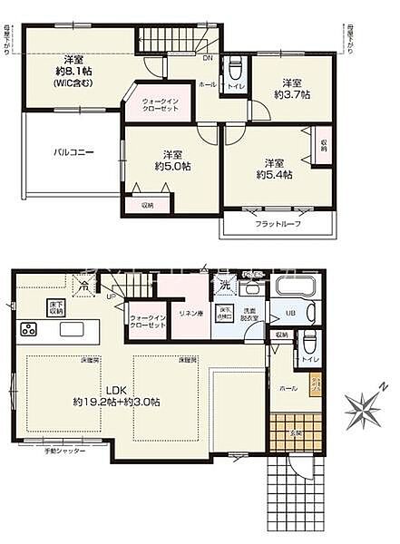 間取りを拡大表示