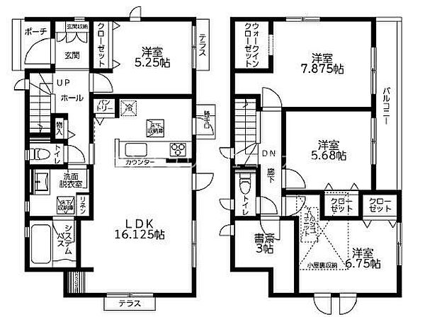 間取りを拡大表示