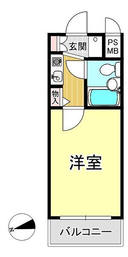 間取り:1R