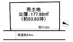 京都市右京区京北周山町上植代 建築条件無売土地