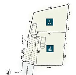 座間市ひばりが丘5丁目第3　売地　建築条件付き　2号地