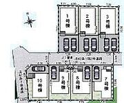 区画図　8号棟です。