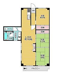 間取図画像 3LDK