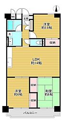 間取図画像 3LDK