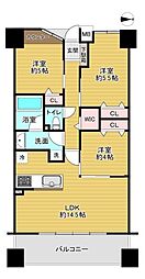 間取図画像 3LDK