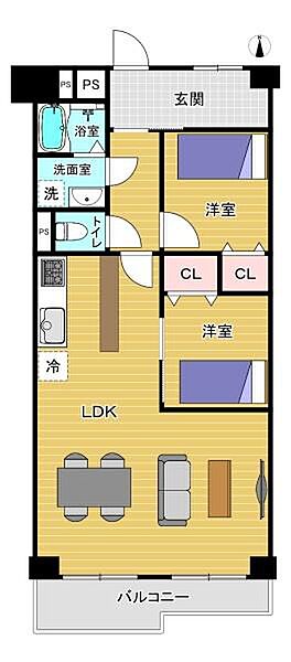 間取りを拡大表示