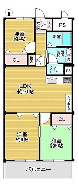 間取りを拡大表示