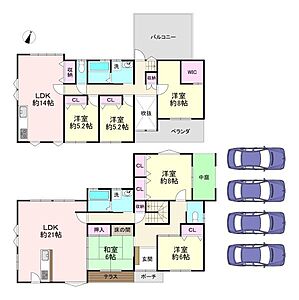 間取り:間取り・6LDK! 間取り:間取り・6LDK!