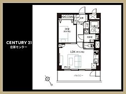 東建池袋要町マンション 1LDKの間取り