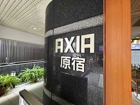 大理石を用いた高級感あるエントランス。防犯カメラ付で安心安全のセキュリティ!