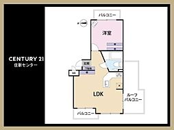 高井戸ハウス 1LDKの間取図画像
