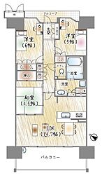 間取図画像 3LDK