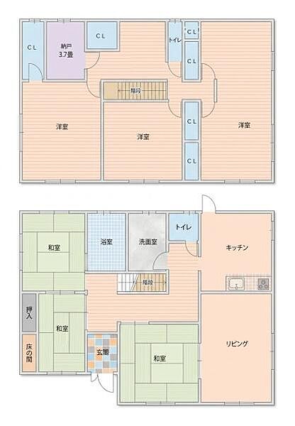 間取りを拡大表示