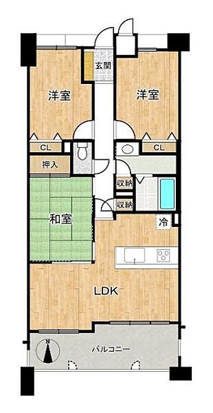 間取りを拡大表示