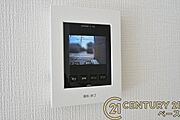 ■ＴＶモニター付きインターホンで防犯対策もバッチリ！来客も一目でわかり安心です！■