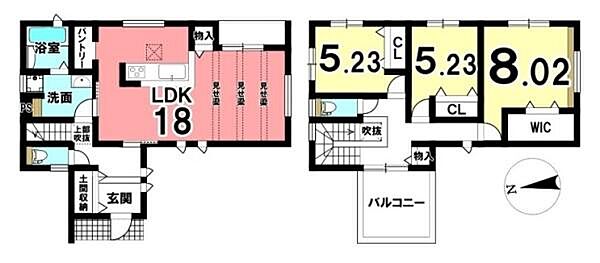 間取りを拡大表示