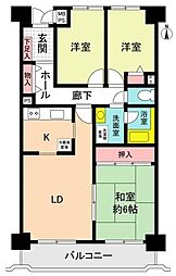 間取図画像 3LDK
