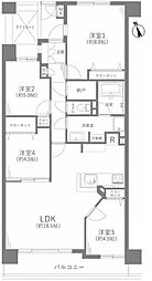 パークシティ新瀬戸二番街スカイスクエア 4SLDKの間取図画像