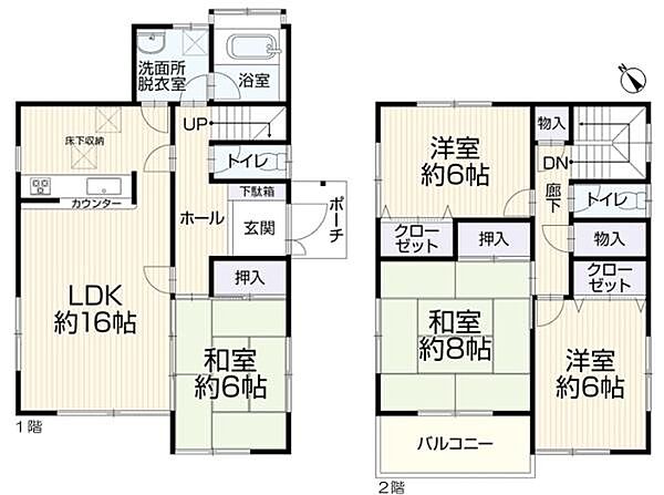 間取りを拡大表示
