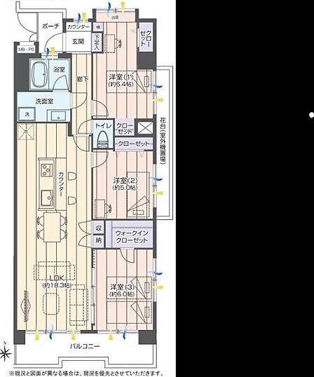 使い勝手の良い3LDKの間取♪お気軽にお問い合わせください。