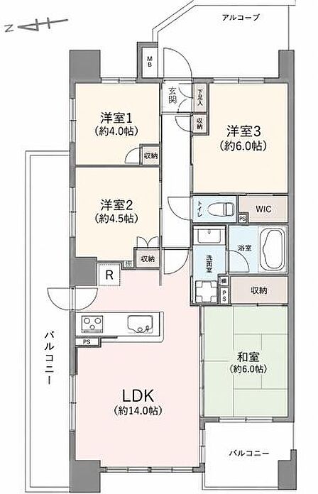 使い勝手の良い4LDKの間取♪お気軽にお問い合わせください。