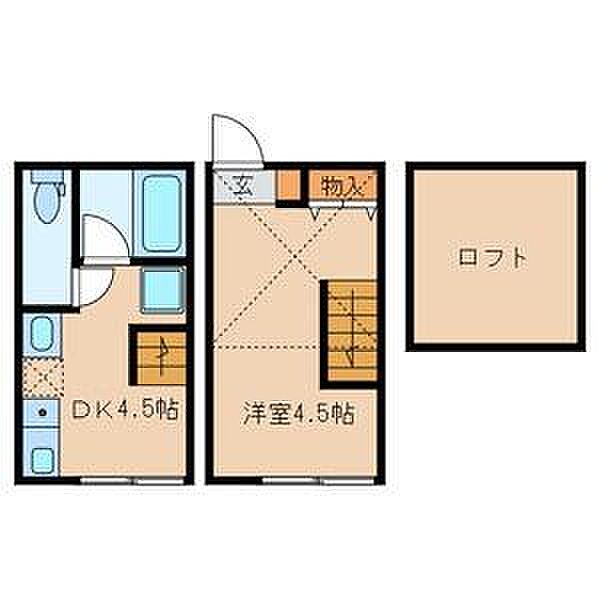 千葉県松戸市吉井町(賃貸アパート1DK・1階・27.28㎡)の写真 その2