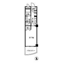 GOTO 2  ｜ 千葉県松戸市西馬橋蔵元町（賃貸マンション1K・6階・25.28㎡） その2