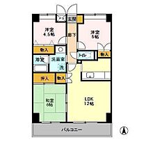 グランディス新八柱  ｜ 千葉県松戸市日暮５丁目（賃貸マンション3LDK・7階・65.14㎡） その2