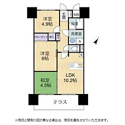 間取図画像 3LDK