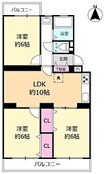 間取図画像 3LDK