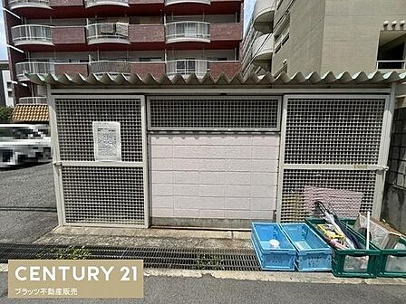 ゴミ置き場の写真です。