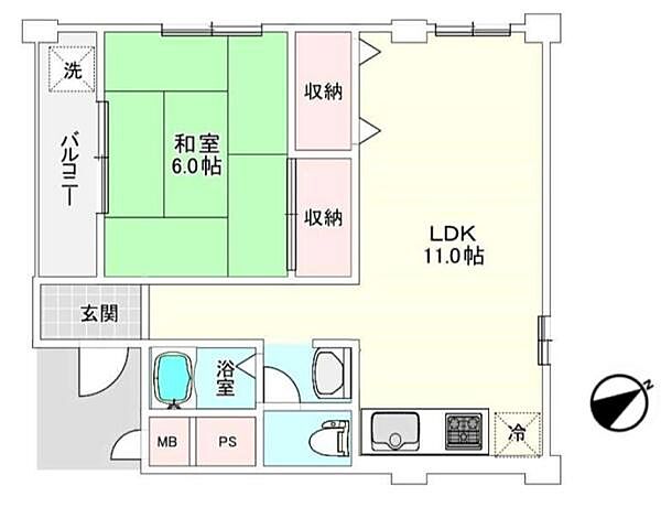 間取りを拡大表示
