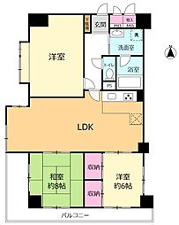 ノバカネイチ谷九 4LDKの間取図画像