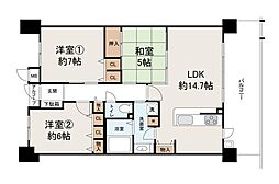 間取図画像 3LDK