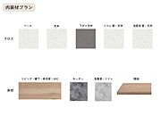 内装材プラン（着工後変更が生じる場合あり）