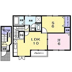 リバティーウインド 1LDKの間取図画像