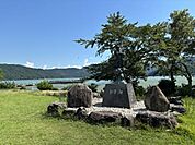 余呉湖まで300m、羽衣伝説や菊石姫伝説がのこる湖です