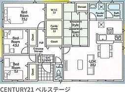 JR内房線　木更津市若葉町　新築戸建1号棟