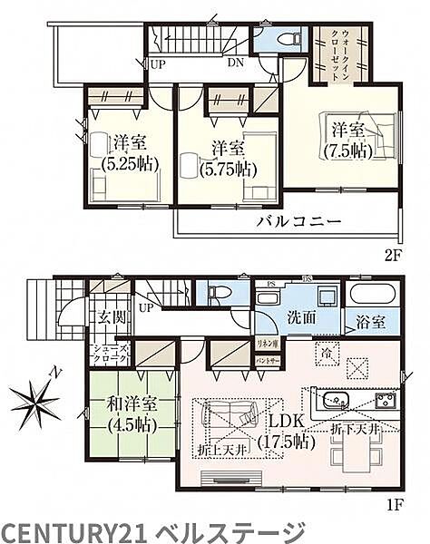 間取りを拡大表示