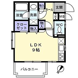 駿河区曲金1丁目 1階1R